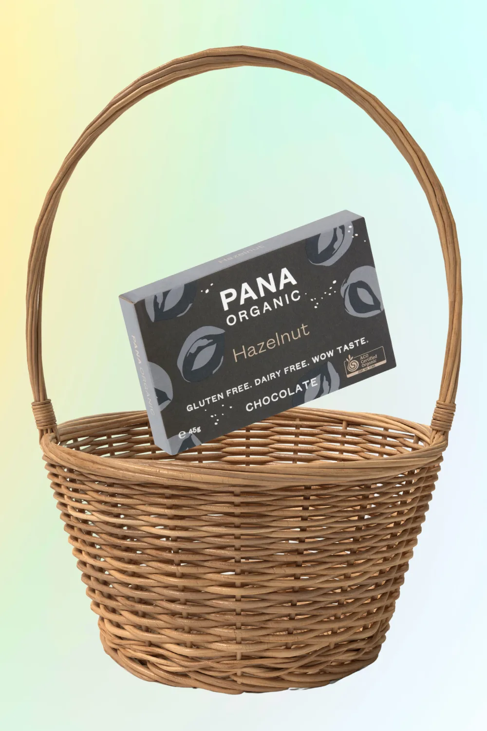 Pana Organic hazelnut chocolate.