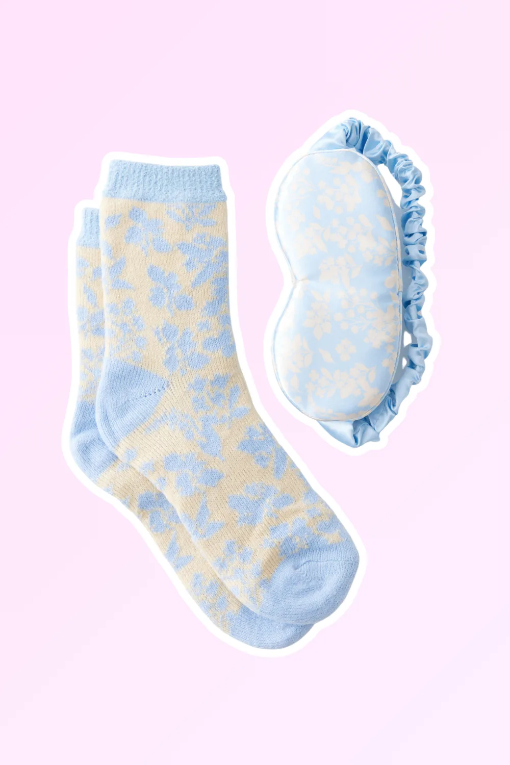 Typo Bed Socks And Eye Mask Gift Pack 