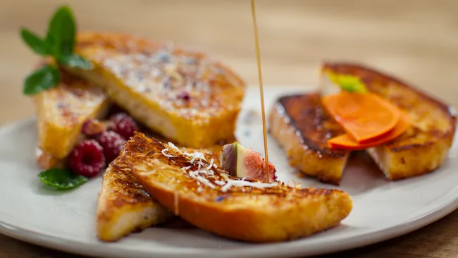 Coconut French toast