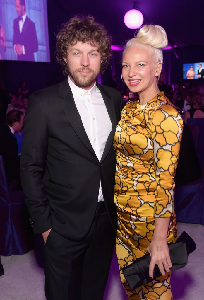 Sia with ex-husband Erik Anders Lang