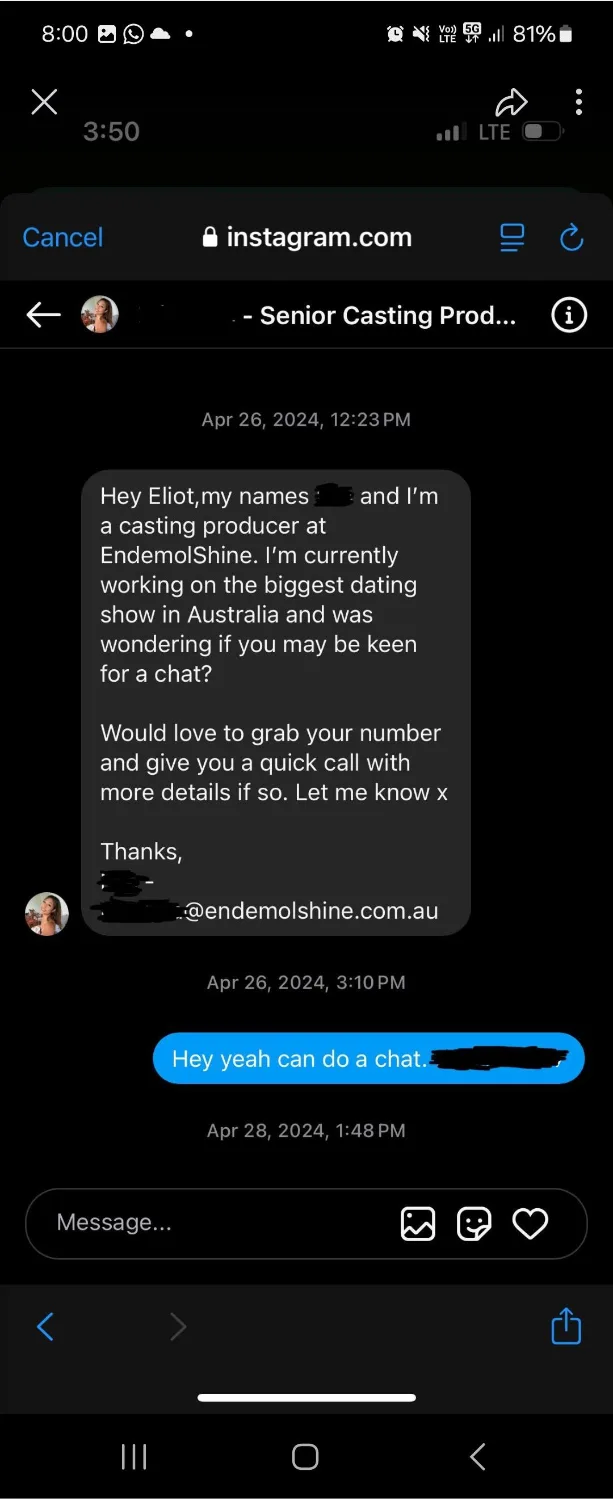 eliot text message mafs