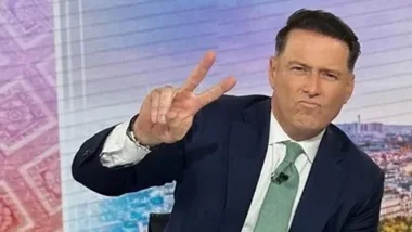 Karl Stefanovic on Today show desk