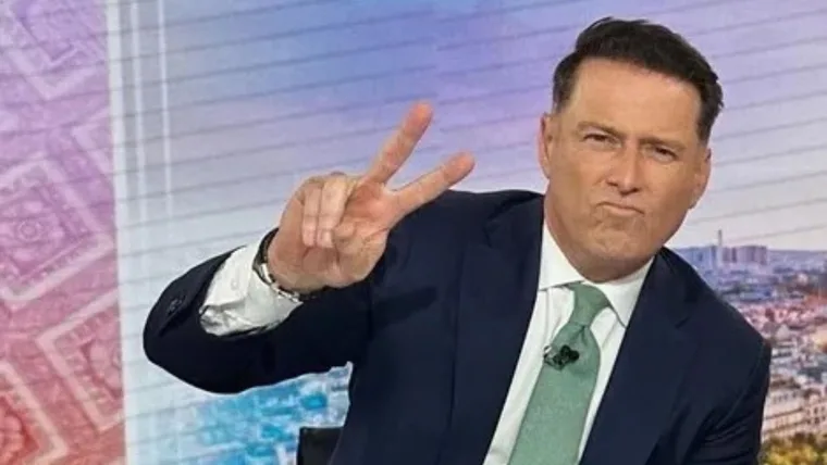 Karl Stefanovic on Today show desk