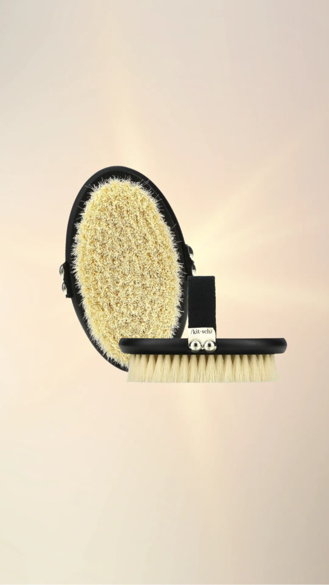 Exfoliating body dry brush