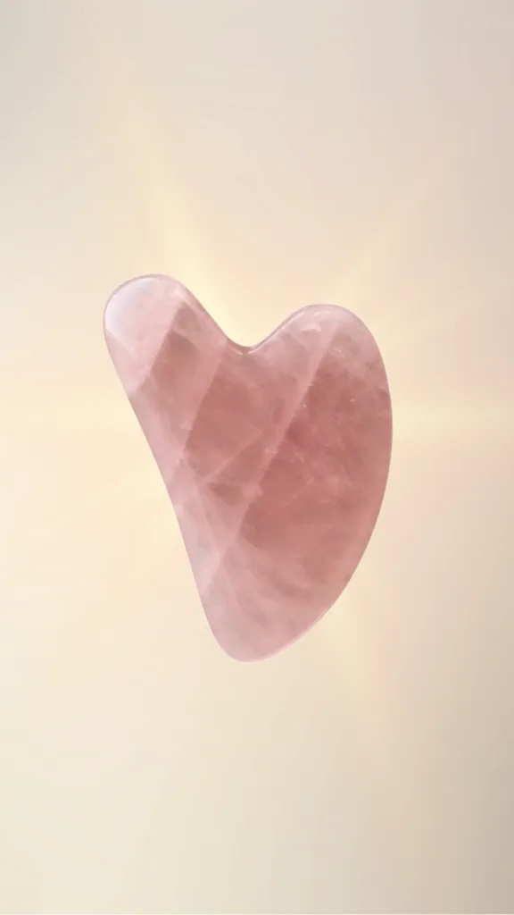 MOUNT LAI gua sha facial tool in rose quartz