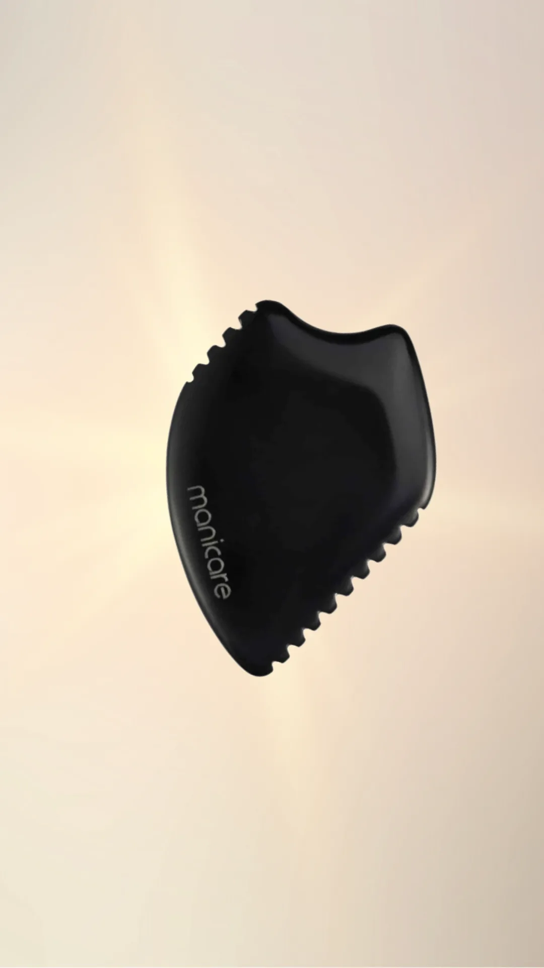 Dermasculpt gua sha stone in black