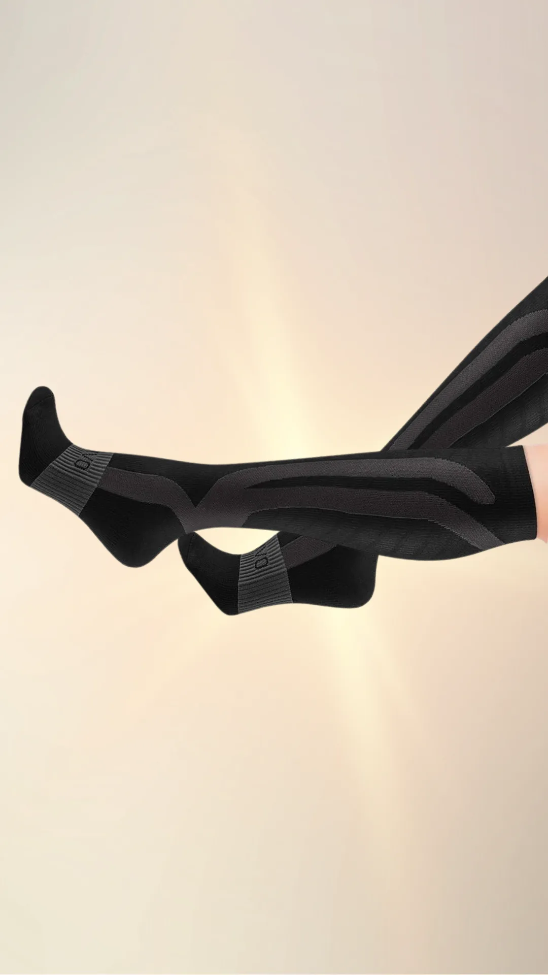 Black compression socks