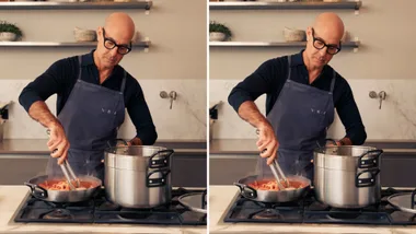 Recreate Stanley Tucci’s kitchen magic with his stylish cookware