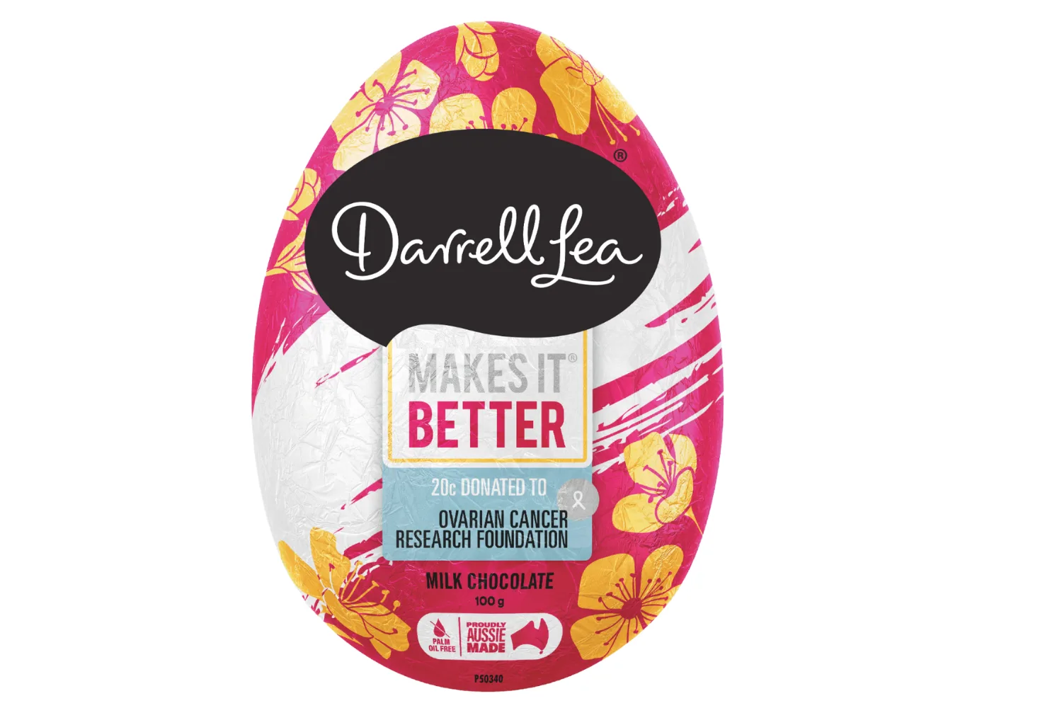 Darrell Lea OCRF Milk Chocolate Egg 