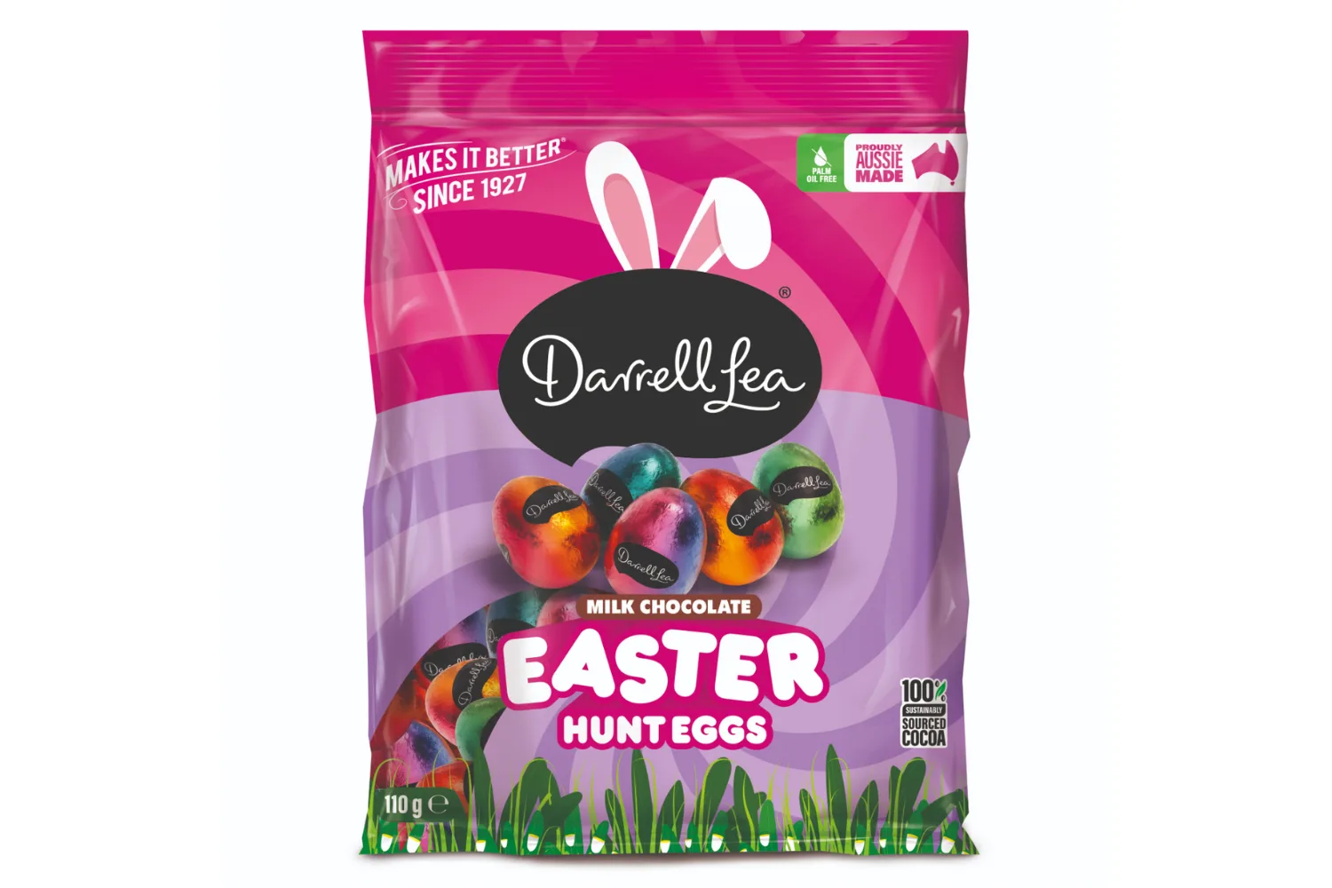 Darrell Lea Milk Foiled Solid Eggs