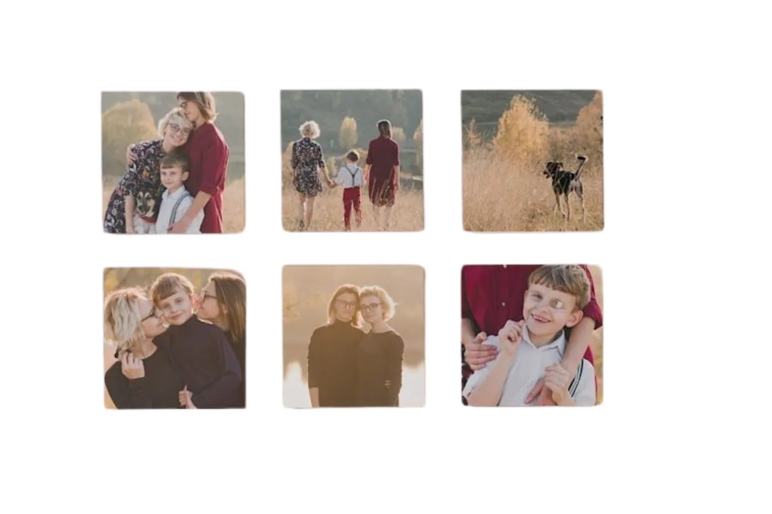 Photo tiles VistaPrint