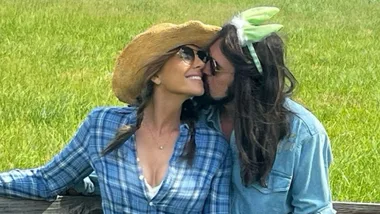 Elizabeth Hurley Billy Ray Cyrus Easter 2025