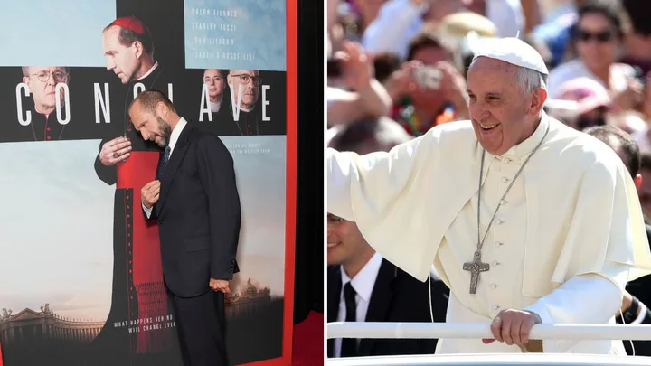 Conclave film Ralph Fiennes Pope Francis