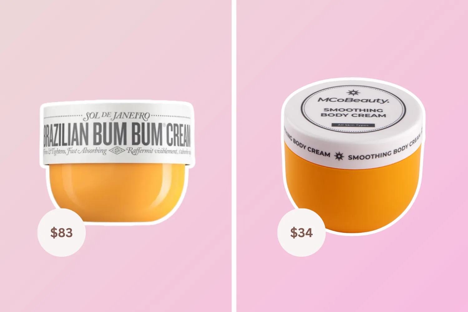 sol de janerio brazilian bum bum cream and mcobeauty body lotion 