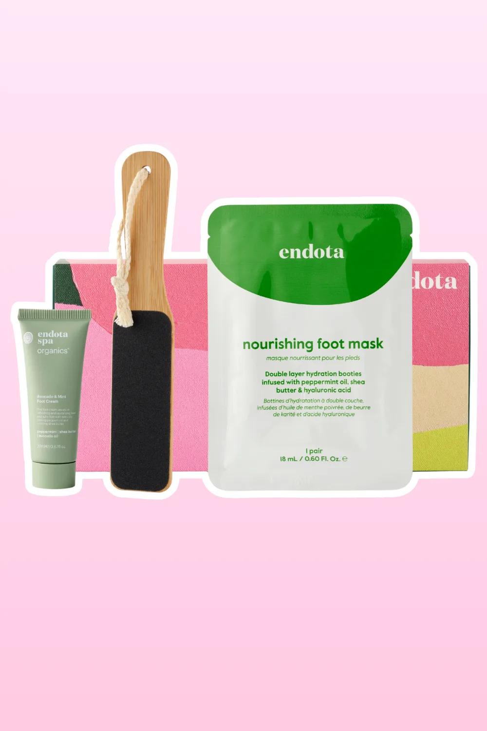 Endota mother's day soothe and smoothe pedicure set