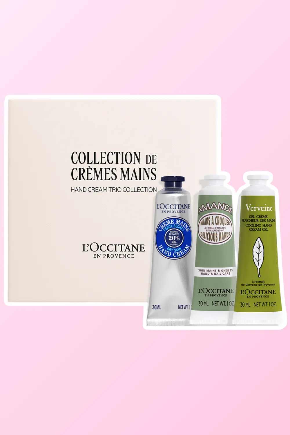 L'Occitane iconic hand cream trio gift set
