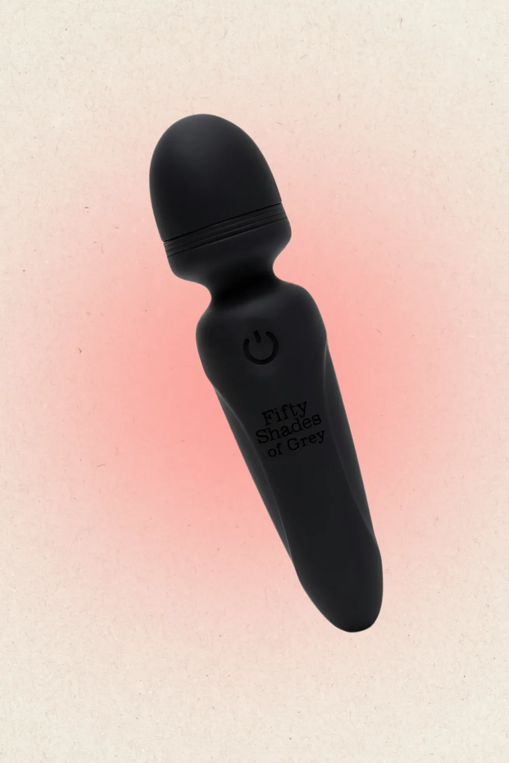 Fifty Shades of Grey themed mini wand vibrator toy