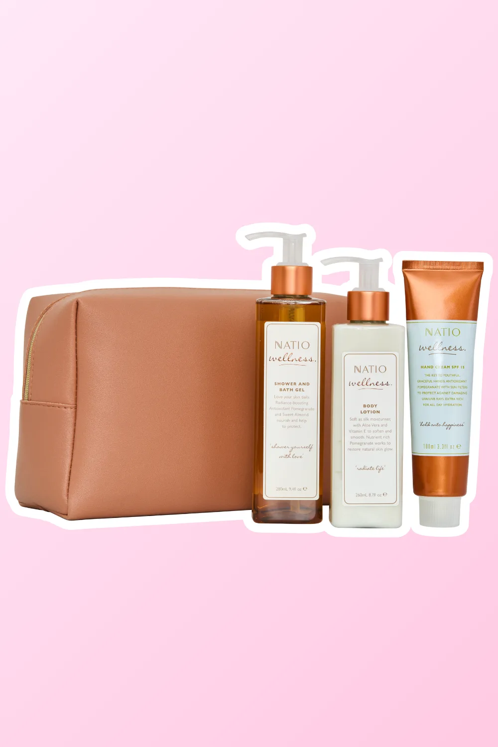 Natio mother's day enriched wellness gift set