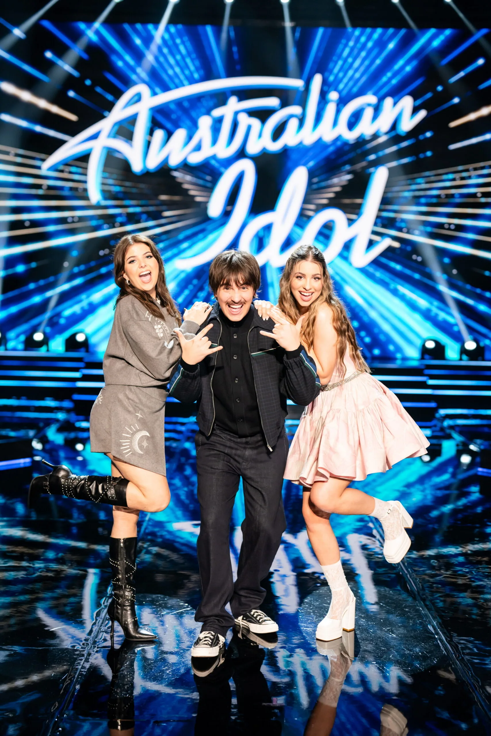 Australian Idol final three 2025 Marshall Iilish and Gisella