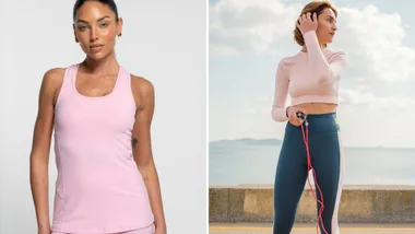 Women in affordable activewear