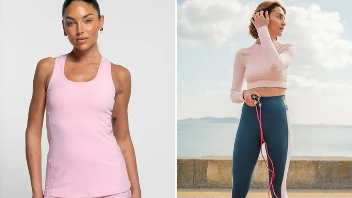 Women in affordable activewear