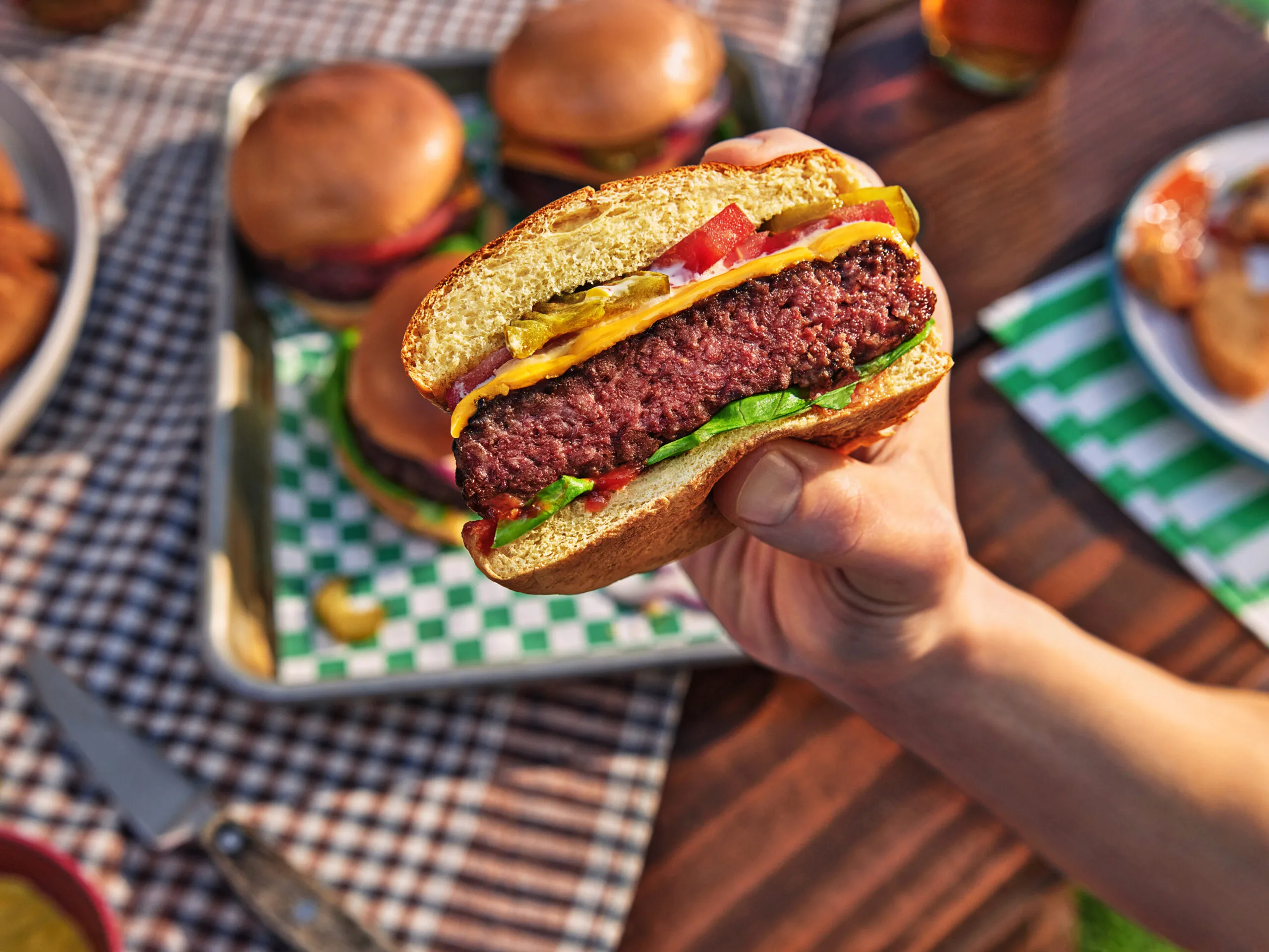 Impossible Foods burger meat-free patty