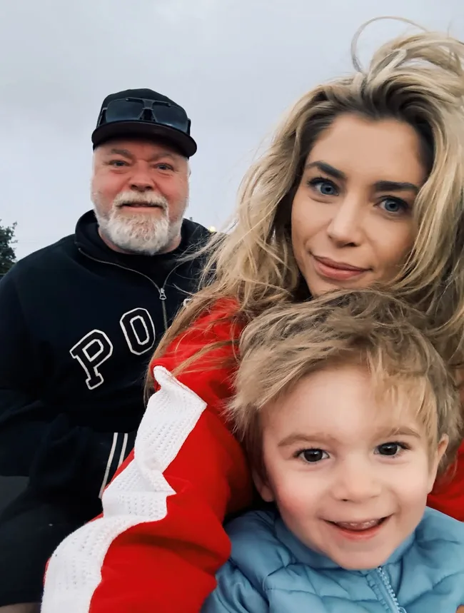 Kyle Sandilands Tegan Kynaston and son Otto