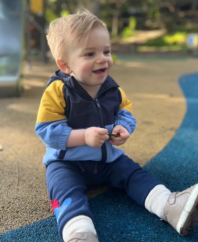 Kyle Sandilands Tegan Kynaston and son Otto