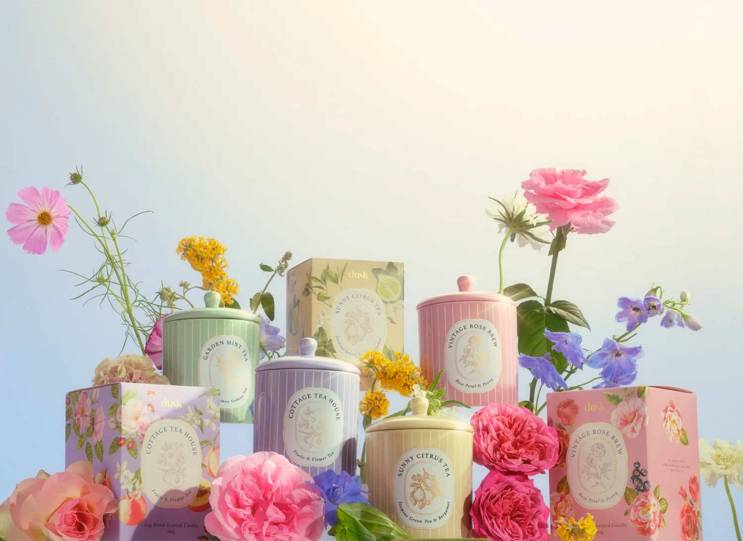 Dusk mother's day collection soy candles