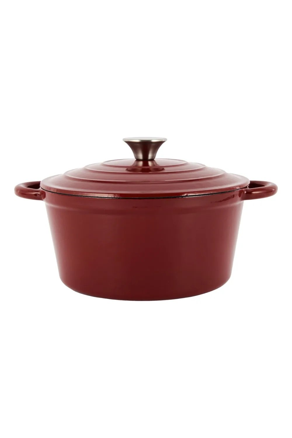 kmart red iron casserole dish