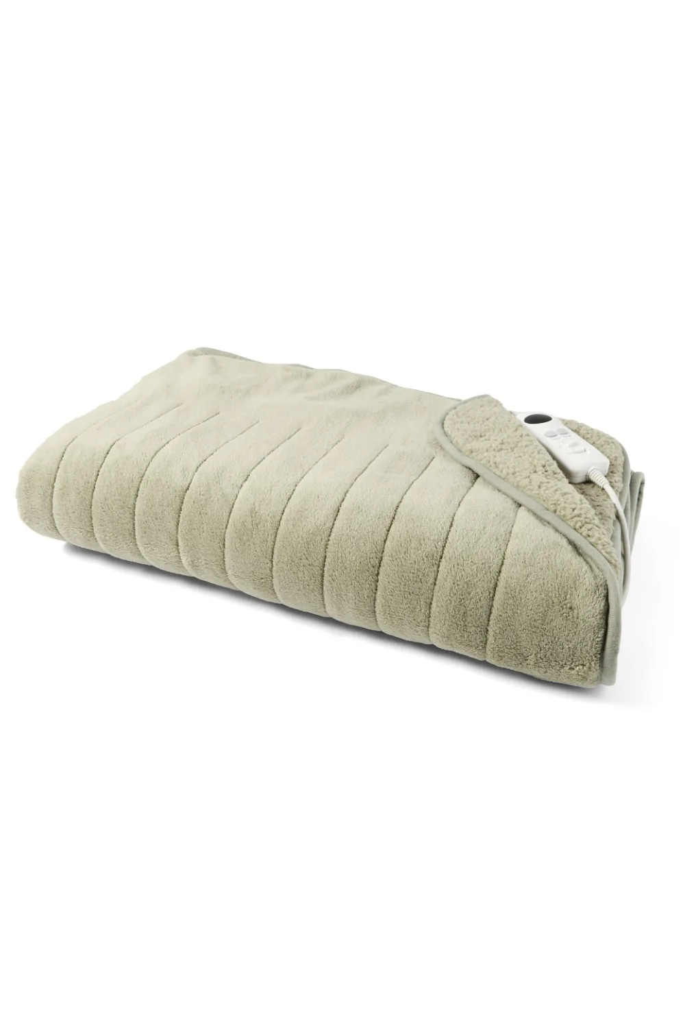 kmart green sherpa heated throw