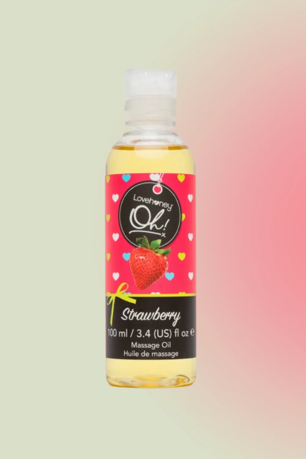 Lovehoney Strawberry Kissable Massage Oil 100ml
