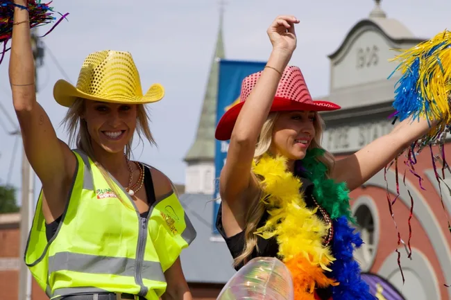 Han and Can Daylesford pride parade The Block 2025