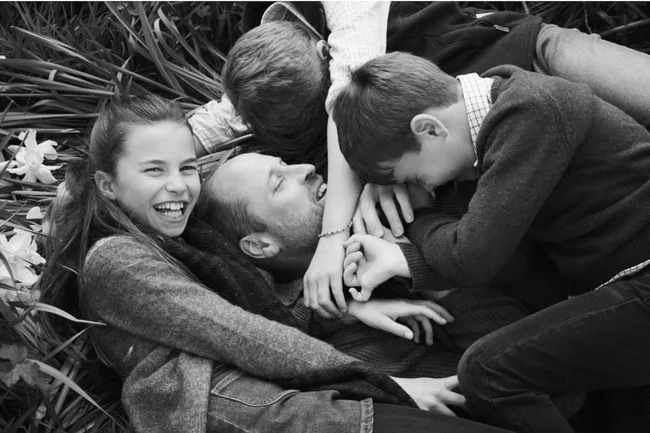 Prince William and children