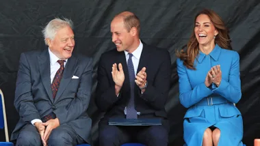 David Attenborough Prince William Princess Catherine
