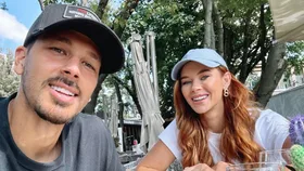 Three dresses & laser beams: Inside Brittany Hockley&rsquo;s cliffside wedding