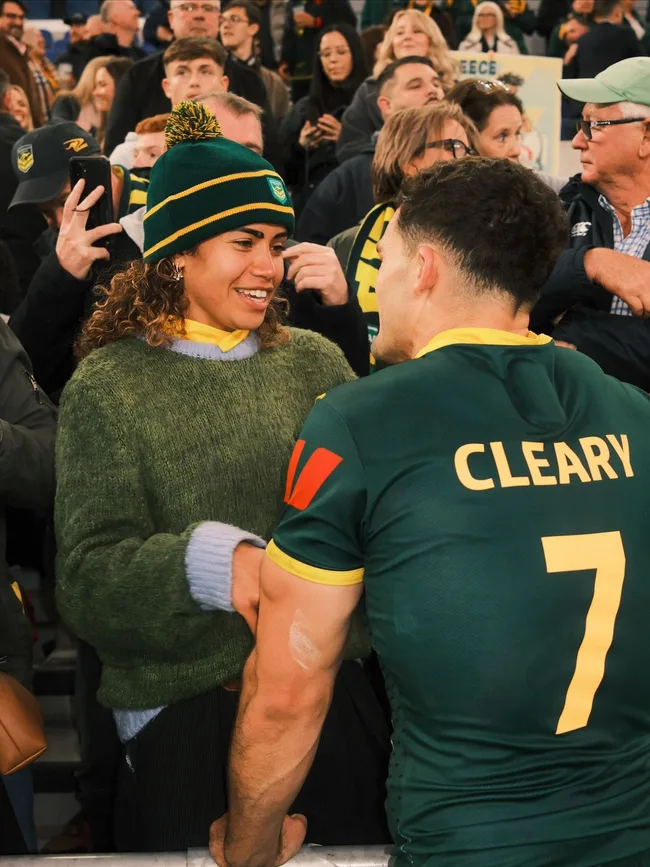 Mary Fowler and Nathan Cleary