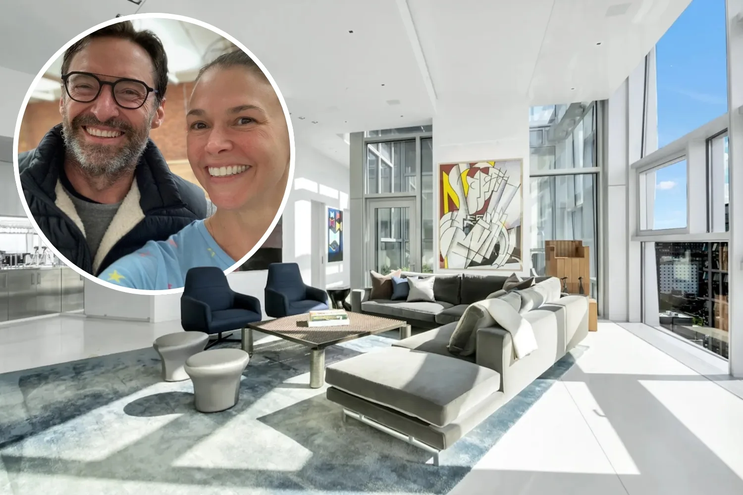 Hugh Jackman Sutton Foster home