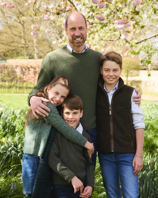 Prince William and children