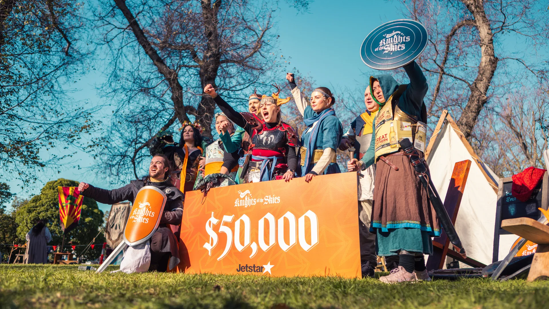 Eight Jetstar contestants