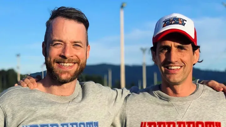 Hamish Blake and Andy Lee