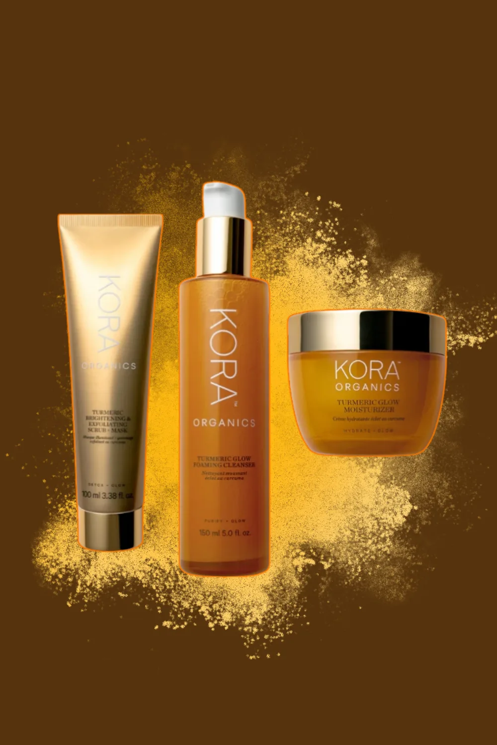 KORA Organics turmeric beauty essentials kit