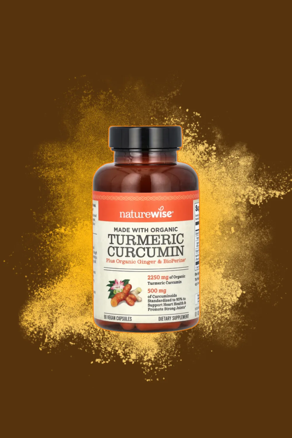 Organic curcumin capsules