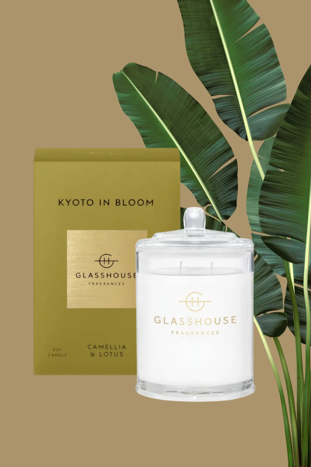 Glasshouse Fragrances Candle in Kyoto in Bloom