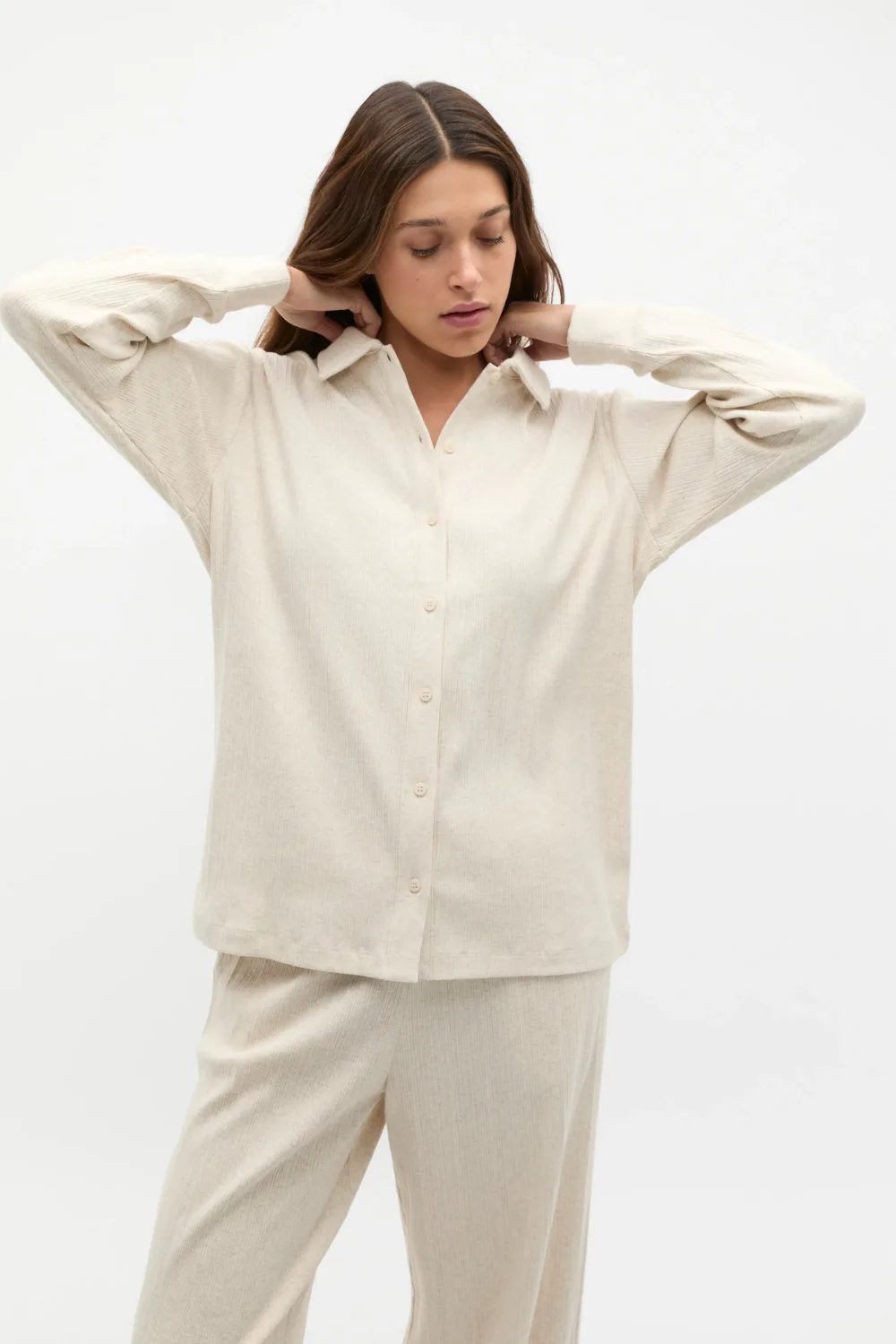 Seed Heritage Vertical Rib Shirt and Pant Set