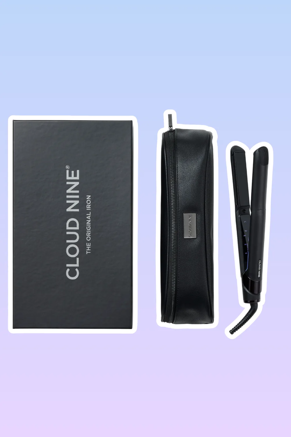 cloud nine the original hair iron with bag