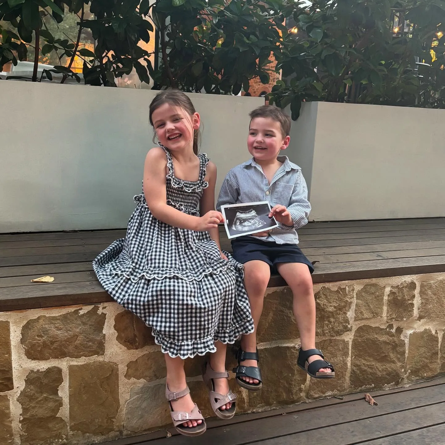 MasterChef contestant Callum Hann's children with sonogram