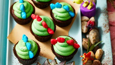 Dino cupcakes