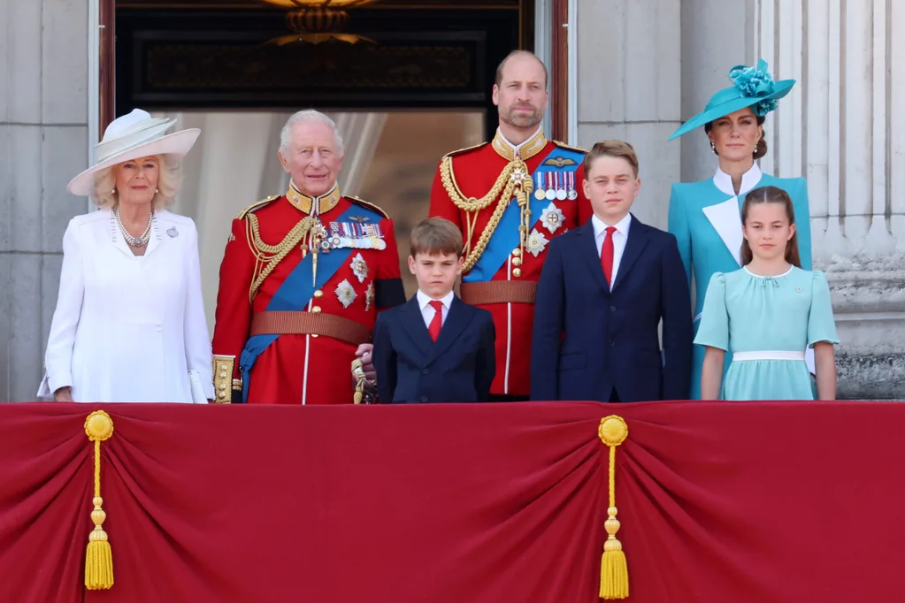 Royal Family Trooping the Colour 2025