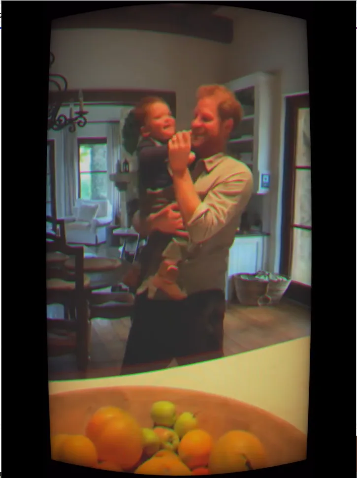 Prince Harry with Archie